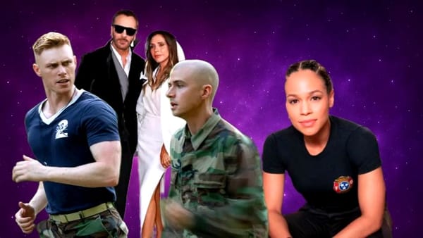 Gay guys in the Marines on Boots, Lesbian in 911 Nashville and gay designers in Victoria Beckham